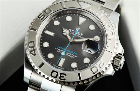 rolex rhodium yacht master grey|rolex yacht master 40 for sale.